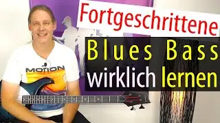 Blues Bass WIRKLICH lernen | Teil 3 - Fortgeschrittene Basslinien (Moll-Blues und Jazz-Blues)