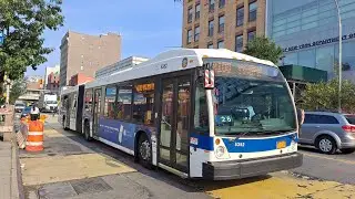 MTA NYCT Bus: 2013 NovaBus LFSA #5352 on the M100