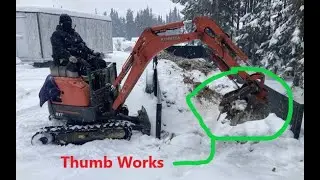 Too Warm to Test the New Hydraulic Thumb Properly Jan 12 2026