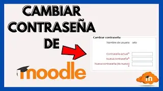 🔐 Como cambiar o modificar la CONTRASEÑA en MOODLE