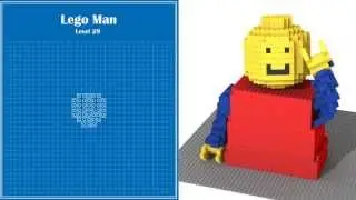 Automatic Generation of Constructable Brick Sculptures - Fast forward