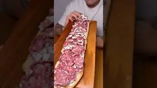 Bocadillo de fuet con alioli 🥖#comida  #bocadillo  #fuet   #alioli