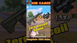 Aug🔥zero recoil sensitivity settings 🎯|3x sensitivity settings|#bgmi#pubgmobile#shorts#viral