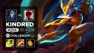 DRX Pyosik Kindred vs Lee Sin Jungle - KR Challenger - Patch 12.11 Season 12