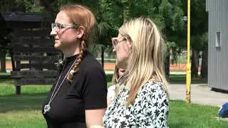Sa Sudetom u Školskom vrtu sv.  Franje