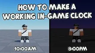 КАК СОЗДАТЬ РАБОТАЮЩИЕ ИГРОВЫЕ ЧАСЫ В ROBLOX STUDIO | Руководство по Roblox Studio