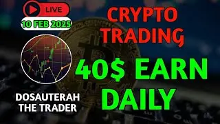 LIVE CRYPTO TRADING | EARN 40$ DAILY