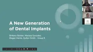 Value Proposition 1 Team 8: Novel Dental Implant