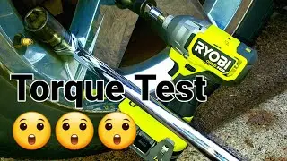 Ryobi 4 Mode Impact Driver Torque Test, Can it break loose Lugnuts? Can it break loose 200 ft lbs??