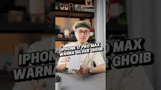IPhone 17 Pro Max warna silver paling mantap