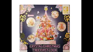 Lego Compatible Crystal Christmas Tree Music Box First Look