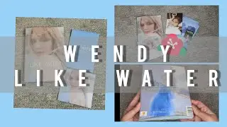 Unboxing Wendy 손승완 First Mini Album 'Like Water' (Photobook version)