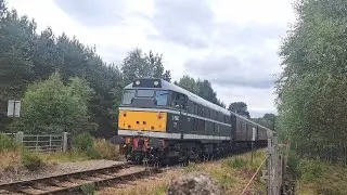 Catching all three large diesel locomotives at the strathspey railway in one day plus others!