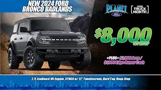 New 2024 Ford Bronco Badlands 4X4 | $8,000 OFF MSRP | Ford Dealer in Dallas, TX