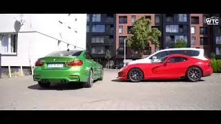 BMW M4 2016 JAVA GREEN M Competition | exhaust PERFORMANCE