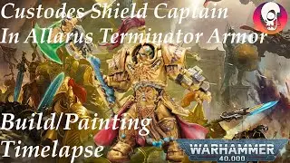 How To Paint A Adeptus Custodes Shield Captain In Terminator Armour