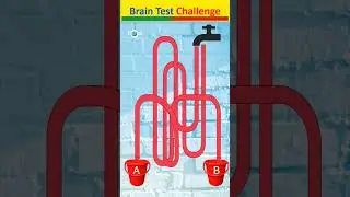 Brain Test Challenge: Which bucket will fill 🤔🤔 ??? | #puzzle #shorts #viral #howgoodareyoureyes