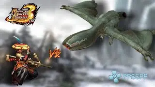 MHP3rd(PPSSPP): Gigginox vs LBG | Urgent Quest | Low Rank