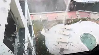 Building Pressure Cleaning (Misting) BUG Infestation above hot tub, infinity pool, unit 406