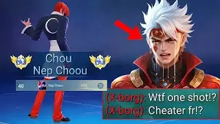 HACK DMG! TOP GLOBAL CHOU TARGET LOCKED PRO X BORG AND THIS HAPPENED/ INSANE GAMEPLAY!