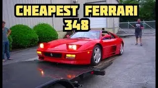 Driving ACROSS the USA to PICKUP a REALLY CHEAP FERRARI 348 | Project Ferrari 348