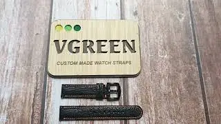 Black Full Grain Shark Skin Leather Strap For Omega Seamaster Watch