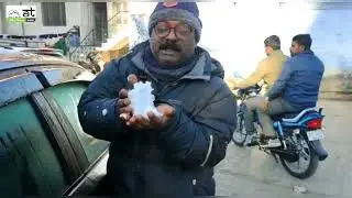 Mount Abu starts freezing, temperature fallen down close to zero degrees.