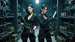 特工姐妹花全副武裝勇闖敵營，瞬間摧毀日軍一個營   ⚔️  抗日  MMA | Kung Fu
