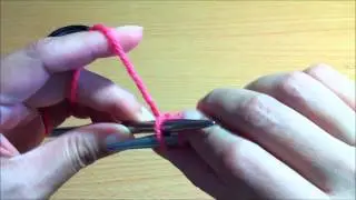 Knit Through the Back Loop (k tbl) - left hand