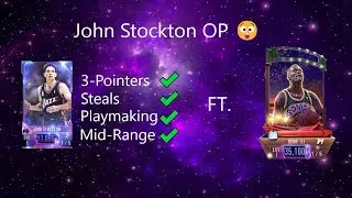 Dark Matter John Stockton is so good 😳(ft. Kemp) |NBA 2K Mobile Season 4