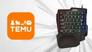 ASMR Unboxing: K601 Single-Handed Gaming Keyboard from TEMU (No Talking)