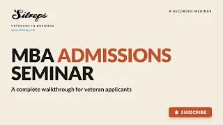 MBA Admissions Seminar 2024
