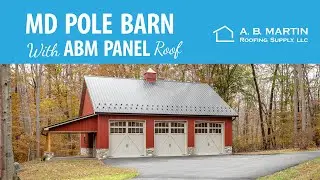 Maryland Pole Barn with Copper Cupola Roof - A.B. Martin