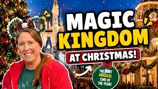 Magic Kingdom at Christmas! | Disney World Christmas Trip 2025 Day 2