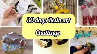 30 days Resin art Challenge Resin art tips and tricks Resin keychains and Gift ideas 💡 ✨️