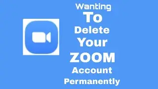 How to delete ZOOM Account permanently, very easy step.