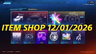 Rocket League item shop 12/01/2026 - PINK OCTANE & TITANIUM WHITE FIREWORKS