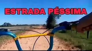 Fui fazer uma trilha mais a estrada estava muito ruim !