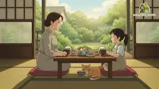 Rescuing an Orange Kitten in the Rain 🌧️| Harvesting, Cooking & Village Life - Ghibli style ASMR