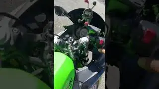 Ninja 400 Cold Start with Akrapovic Exhaust #kawasaki #ninja400 #akrapovic