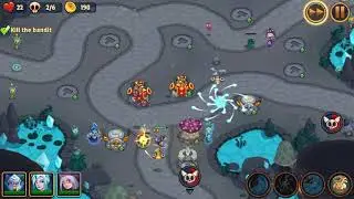 Realm Defense World 5 | Level 122 | Weak Heroes | Campaign | 3 Stars | No Spells | Tartarus