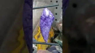 AVAILABLE @LEXXSTONES.COM! Charoite Tiger Tooth