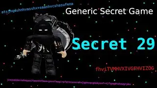 Roblox Generic Secret Game Secret 29