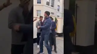 Heated Arguments Exchanged Between PTI Workers And Famous Journalist Outside Nawaz Sharif Residence