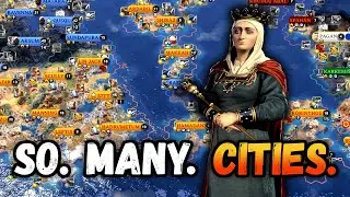 I ignored the settlement limit to TAKEOVER the map! - Civ 7 - Abbasid!