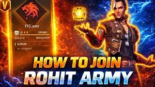 HOW TO JOIN ROHIT ARMY GUILD 🔥||Free fire max||