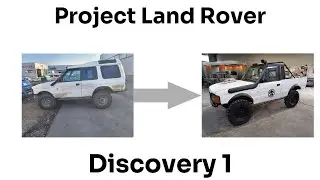 Land Rover Discovery 1 transformation to pickup