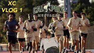 Cal Poly Cross Country Gear Drop + Workout Vlog!!! Ep. 1