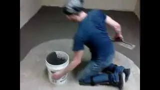 Skim coat leveling