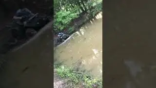 Honda 300 snorkel testing fail #sendit #itsahonda